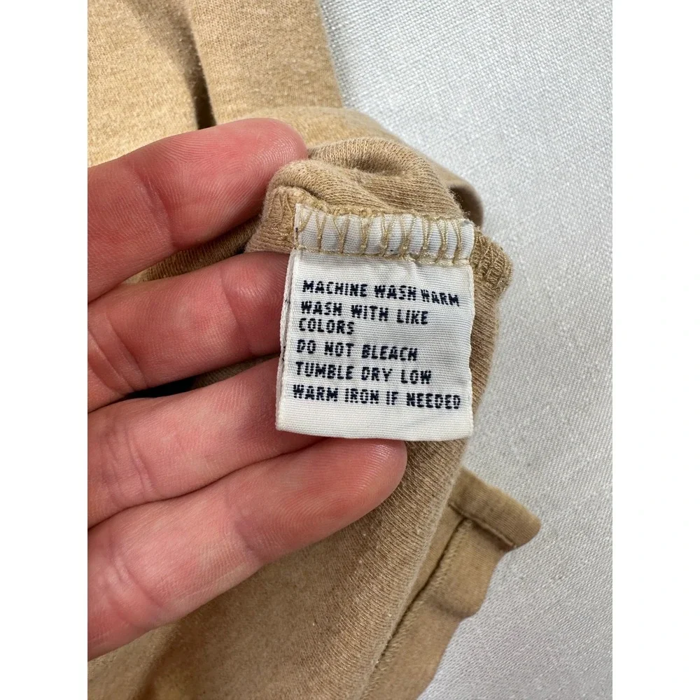 Polo Ralph‎ Lauren Mens XL Tan Khaki Short Sleeve Cotton Polo Shirt Pony Logo